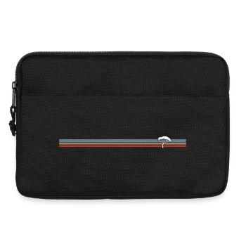 Vintage retro tree - Laptop bag 13" - black - Front