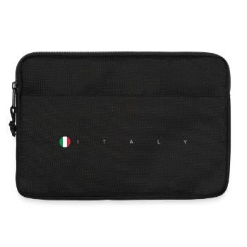 Italy flag - Laptop bag 13" - black - Front