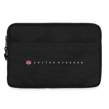 Flagge des Vereinigten Königreichs - Laptoptasche 13" - Schwarz - Vorne