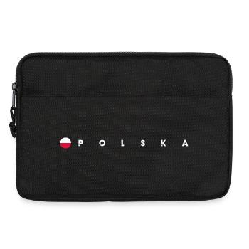 Drapeau de la Polska - Sacoche pour ordinateur portable 13 pouces - noir - Devant