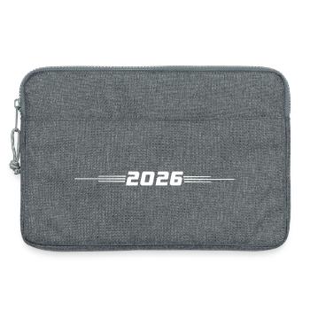 2026 - Sacoche pour ordinateur portable 13 pouces - gris chiné - Devant