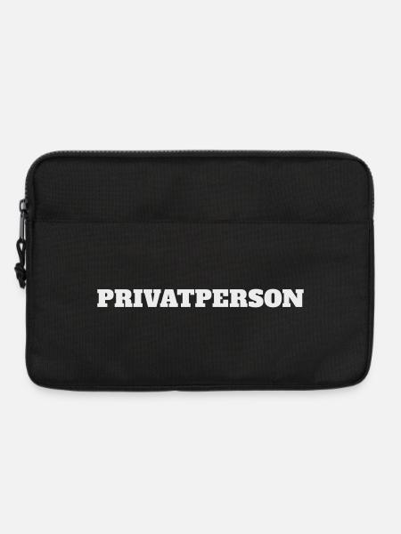 Privatperson - Laptoptasche 13" - Schwarz