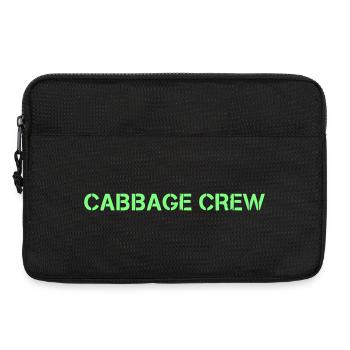 Cabbage Crew Lettrage Vegan - Sacoche pour ordinateur portable 13 pouces - noir - Devant