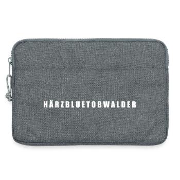 Härzbluetobwalder, Canton of Obwalden, Switzerland - Laptop bag 13" - heather grey - Front