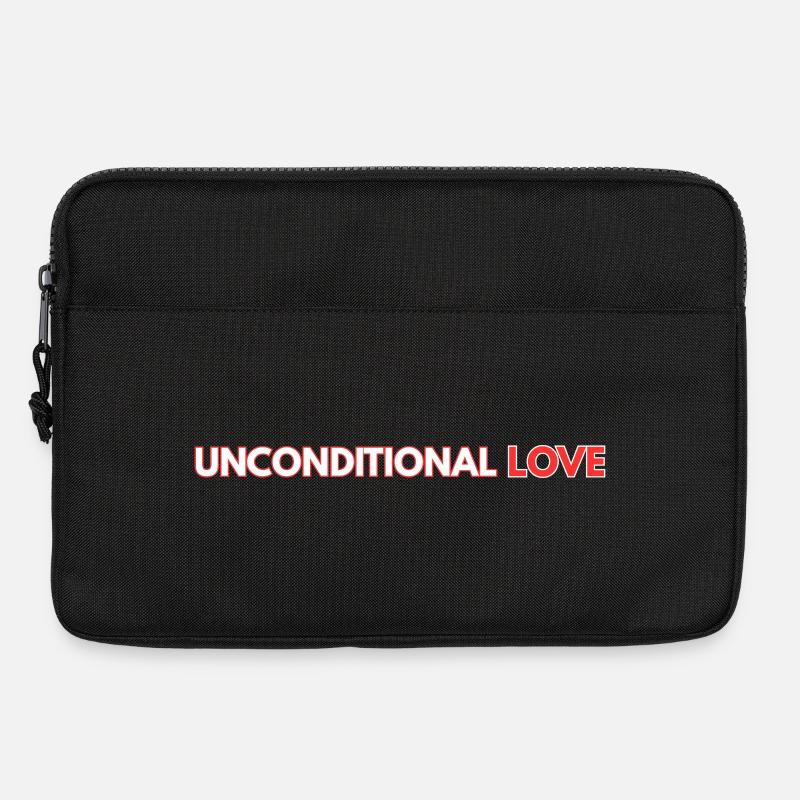 Unconditional love - Laptop bag 13" - black