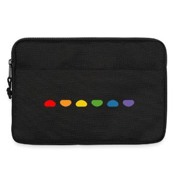 Pépite arc-en-ciel - Sacoche pour ordinateur portable 13 pouces - noir - Devant