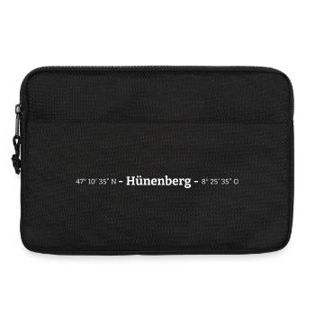 Koordinaten Stadt Hünenberg Kanton Zug - Laptoptasche 13" - Schwarz - Vorne