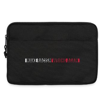 make racism wrong again - Laptop bag 13" - black - Front