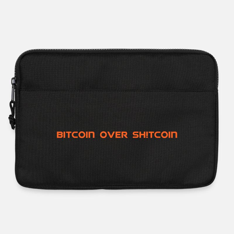 Bitcoin over Sh!tcoin - Laptoptasche 13" - Schwarz