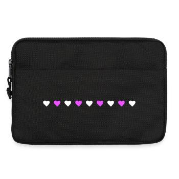 Heart Line Love - Laptop bag 13" - black - Front