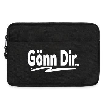 Gönn Dir - Laptoptasche 13" - Schwarz - Vorne