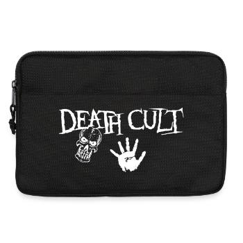 Culte de la mort, conception de crâne - Sacoche pour ordinateur portable 13 pouces - noir - Devant