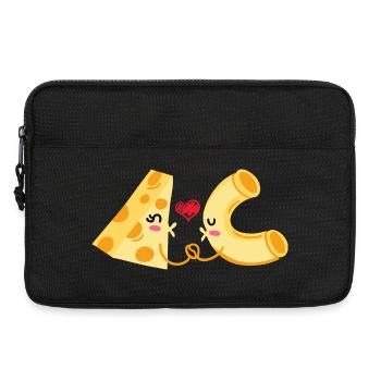 Cheese and pasta Perfect together - Laptop bag 13" - black - Front