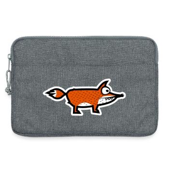 Fox - Laptop bag 13" - heather grey - Front