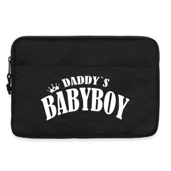 baby boy eltern prince blue babyboy daddy king mum - Laptoptasche 13" - Schwarz - Vorne
