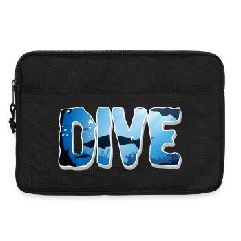 Diving Divers - Laptop bag 13" - black - Front