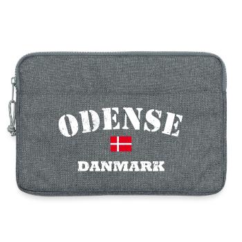 Odense Danemark - Sacoche pour ordinateur portable 13 pouces - gris chiné - Devant