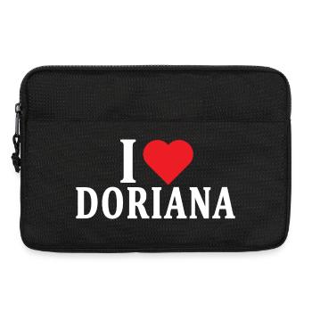 T-Shirt Ich liebe Doriana T-Shirt Geschenkidee - Laptoptasche 13" - Schwarz - Vorne