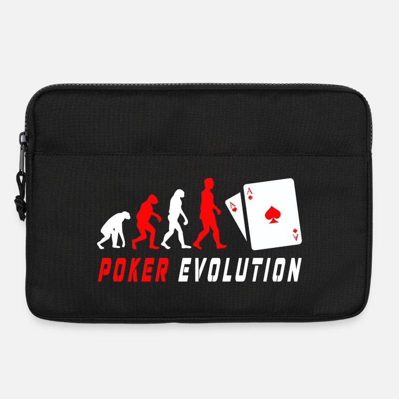 Poker Evolution - Laptoptasche 13" - Schwarz