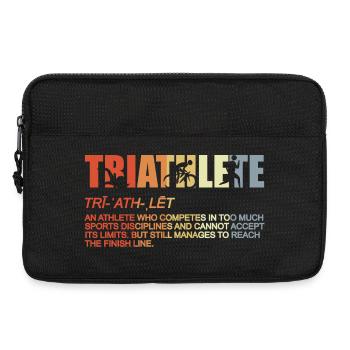 Triathlete Definition - Laptop bag 13" - black - Front