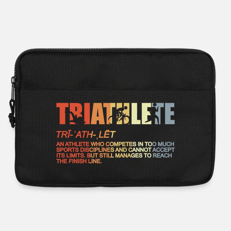 Triathlet Definition - Laptoptasche 13" - Schwarz