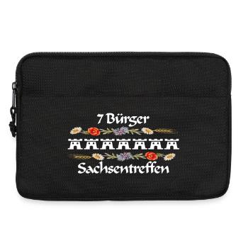Siebenbürger Sachsentreffen Design weiss - Laptoptasche 13" - Schwarz - Vorne