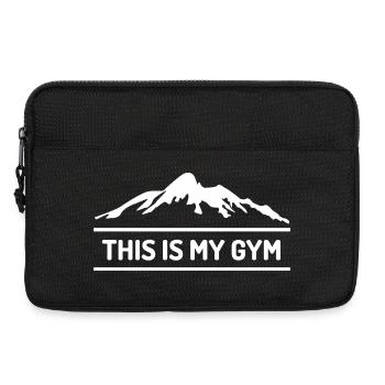 Trailrunning - Das ist mein Fitnessstudio - Laptoptasche 13" - Schwarz - Vorne