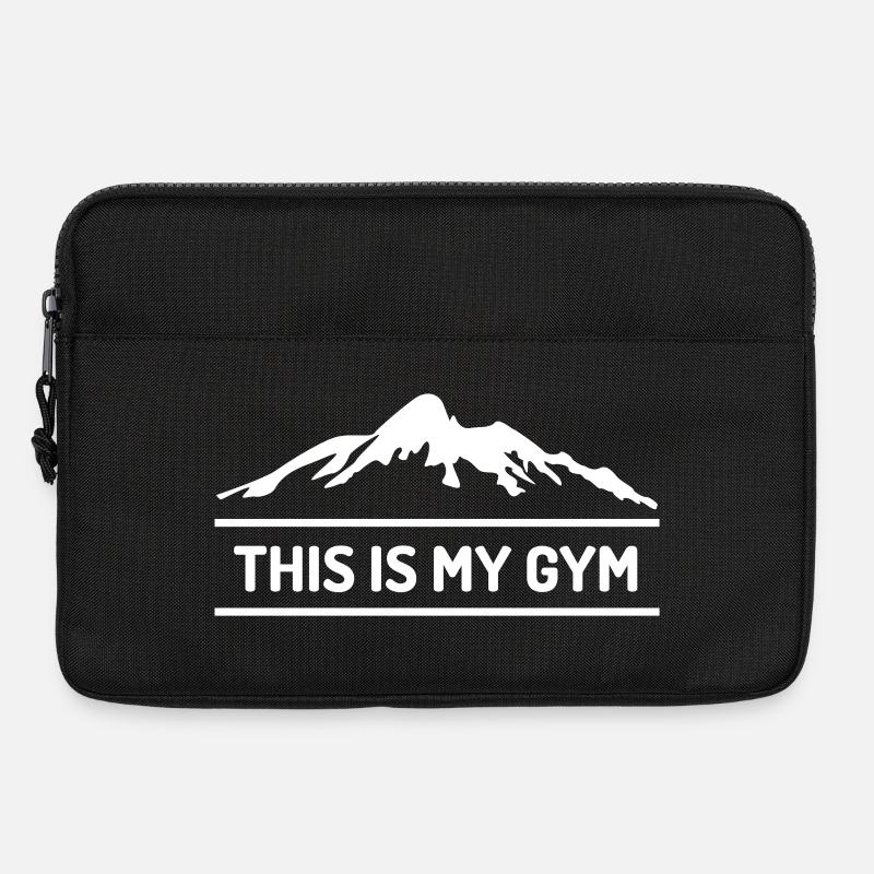 Trailrunning - Das ist mein Fitnessstudio - Laptoptasche 13" - Schwarz
