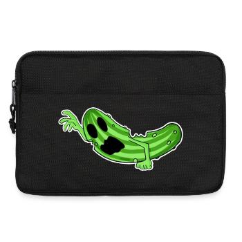 Zombie Gurke Horror - Laptoptasche 13" - Schwarz - Vorne
