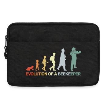 Évolution de l’apiculteur - Sacoche pour ordinateur portable 13 pouces - noir - Devant