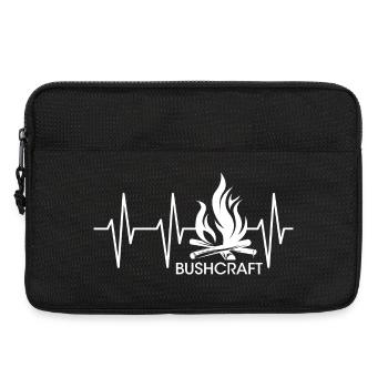 Bushcraft Heartbeat Pulse Survie au feu en plein air - Sacoche pour ordinateur portable 13 pouces - noir - Devant
