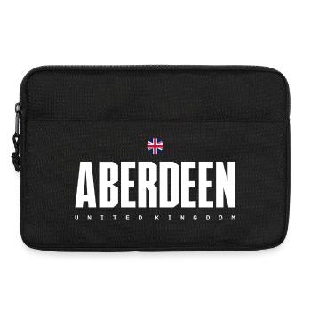 Aberdeen Crest Flagge des Vereinigten Königreichs - Laptoptasche 13" - Schwarz - Vorne