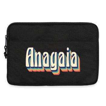 Vintage Retro Anagaia Tshirt T-Shirt Geschenkidee - Laptoptasche 13" - Schwarz - Vorne