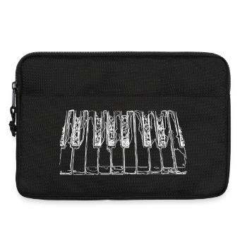 Touche de piano Pianiste - Sacoche pour ordinateur portable 13 pouces - noir - Devant