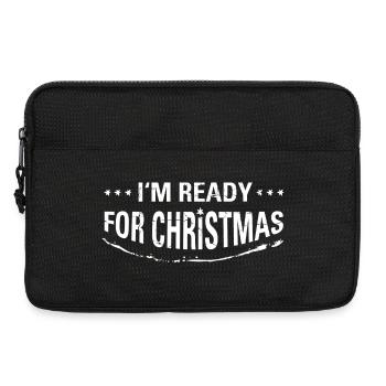 Ready for Christmas - cool - Laptop bag 13" - black - Front
