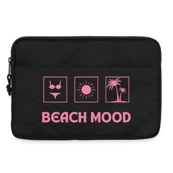 Beach Mood - Laptoptasche 13" - Schwarz - Vorne