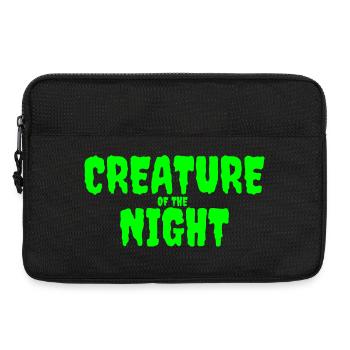 Creature of the Night Horror Text - Laptop bag 13" - black - Front