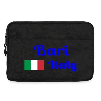 Bari Italia - Imprimés élégants - Sacoche pour ordinateur portable 13 pouces - noir - Devant