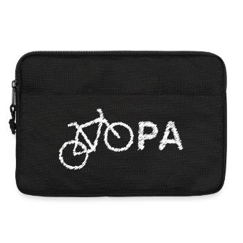 bester Opa Fahrrad Mountainbike Radeln Kritzeln - Laptoptasche 13" - Schwarz - Vorne
