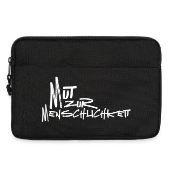 Mut zur Menschlichkeit - Laptoptasche 13" - Schwarz - Vorne