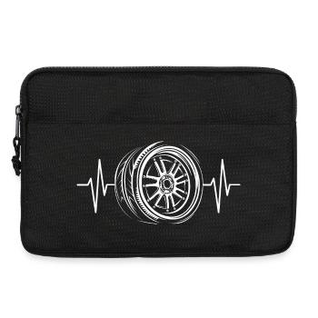 Tuning Tire Heartbeat - Car Symbol - Laptop bag 13" - black - Front