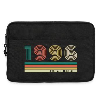 30 Années 1996 Vintage Rétro Anniversaire - Sacoche pour ordinateur portable 13 pouces - noir - Devant