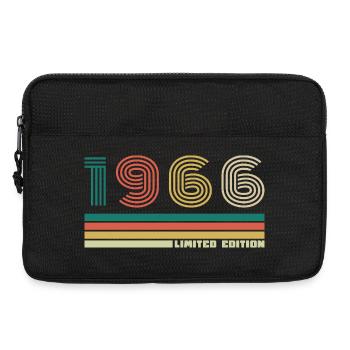 60 Jahre 1966 Vintage Retro Jubiläum - Laptoptasche 13" - Schwarz - Vorne