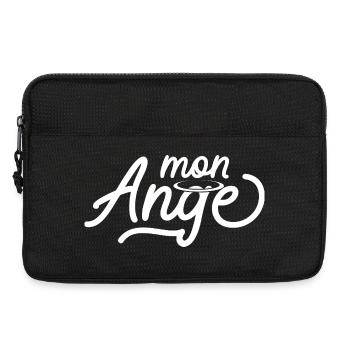 Engelsdesign mit ätherischem Heiligenschein - Laptoptasche 13" - Schwarz - Vorne
