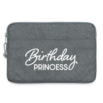 Birthday Princess - Laptop bag 13" - heather grey - Front