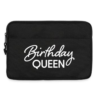 Reine d’anniversaire - Sacoche pour ordinateur portable 13 pouces - noir - Devant