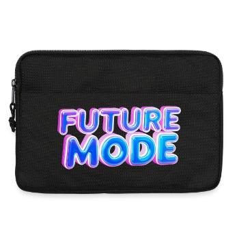 Future Mode Neon Licht - Laptoptasche 13" - Schwarz - Vorne
