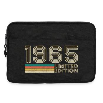 1965 Vintage Rétro Cadeau D'anniversaire - Sacoche pour ordinateur portable 13 pouces - noir - Devant
