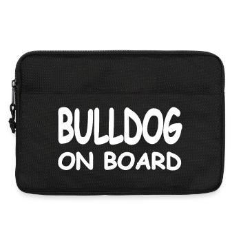 Bouledogue - Sacoche pour ordinateur portable 13 pouces - noir - Devant
