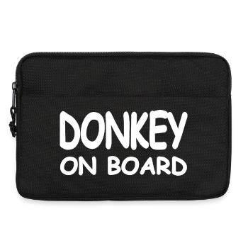 donkey - Laptop bag 13" - black - Front